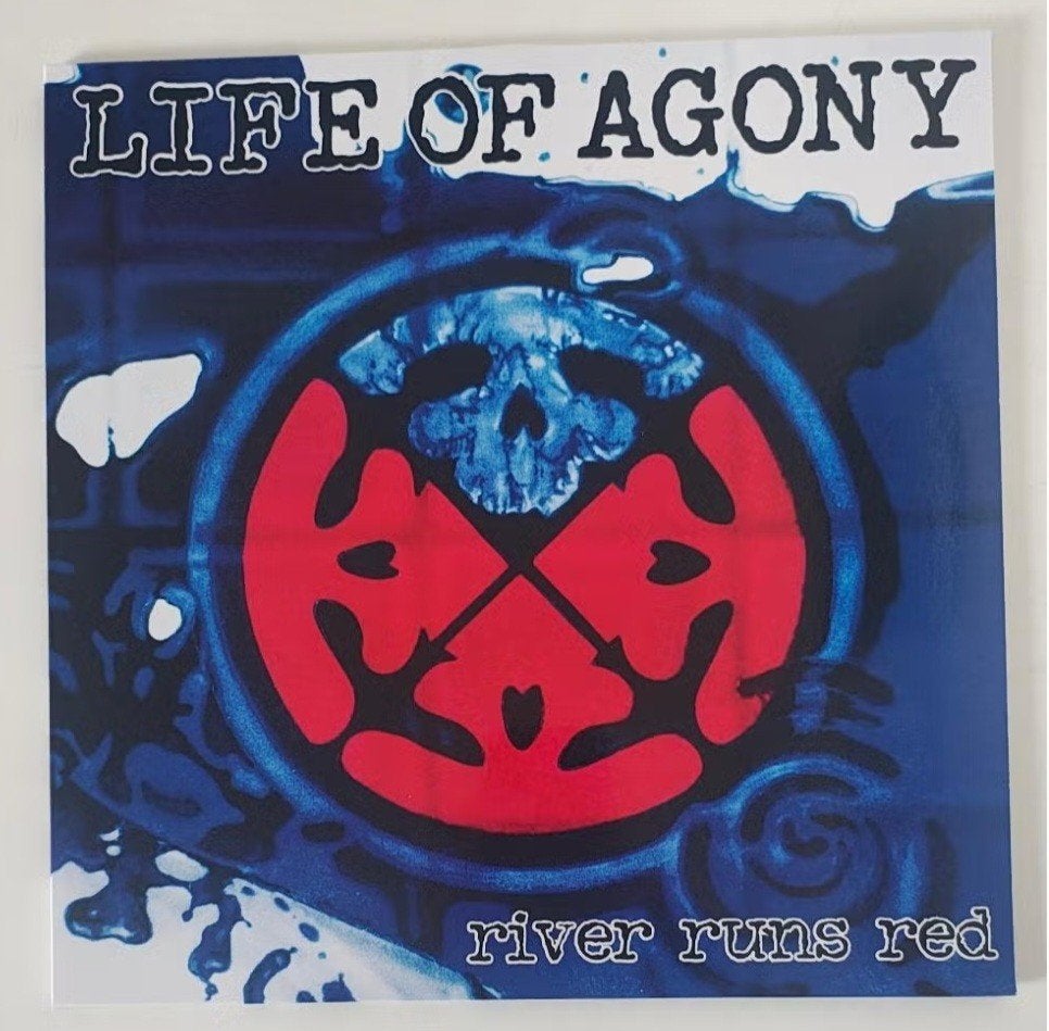 Life of agony - river runs red vinyl lp, Ophalen, LP, Colored vinyl, Zo goed als nieuw