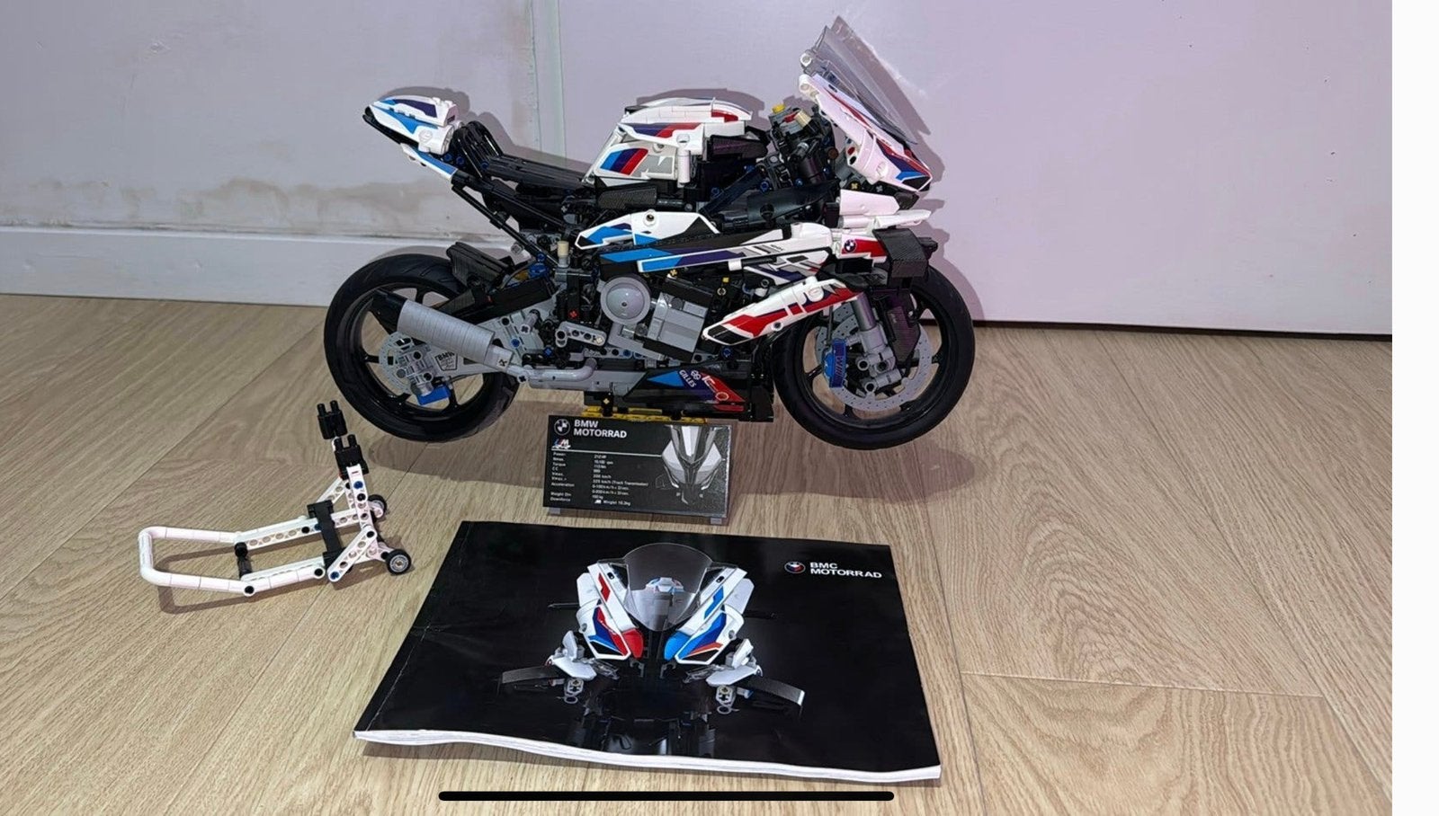 Lego bmw 1000rr, Gebruikt, Lego, Ophalen of Verzenden, Technic