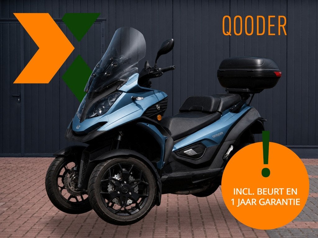 Qooder Quadro QV4 | Hoog windscherm | Navigatie | Topkoffer, Motoren, Scooter, 399 cc, Qooder, Automaat