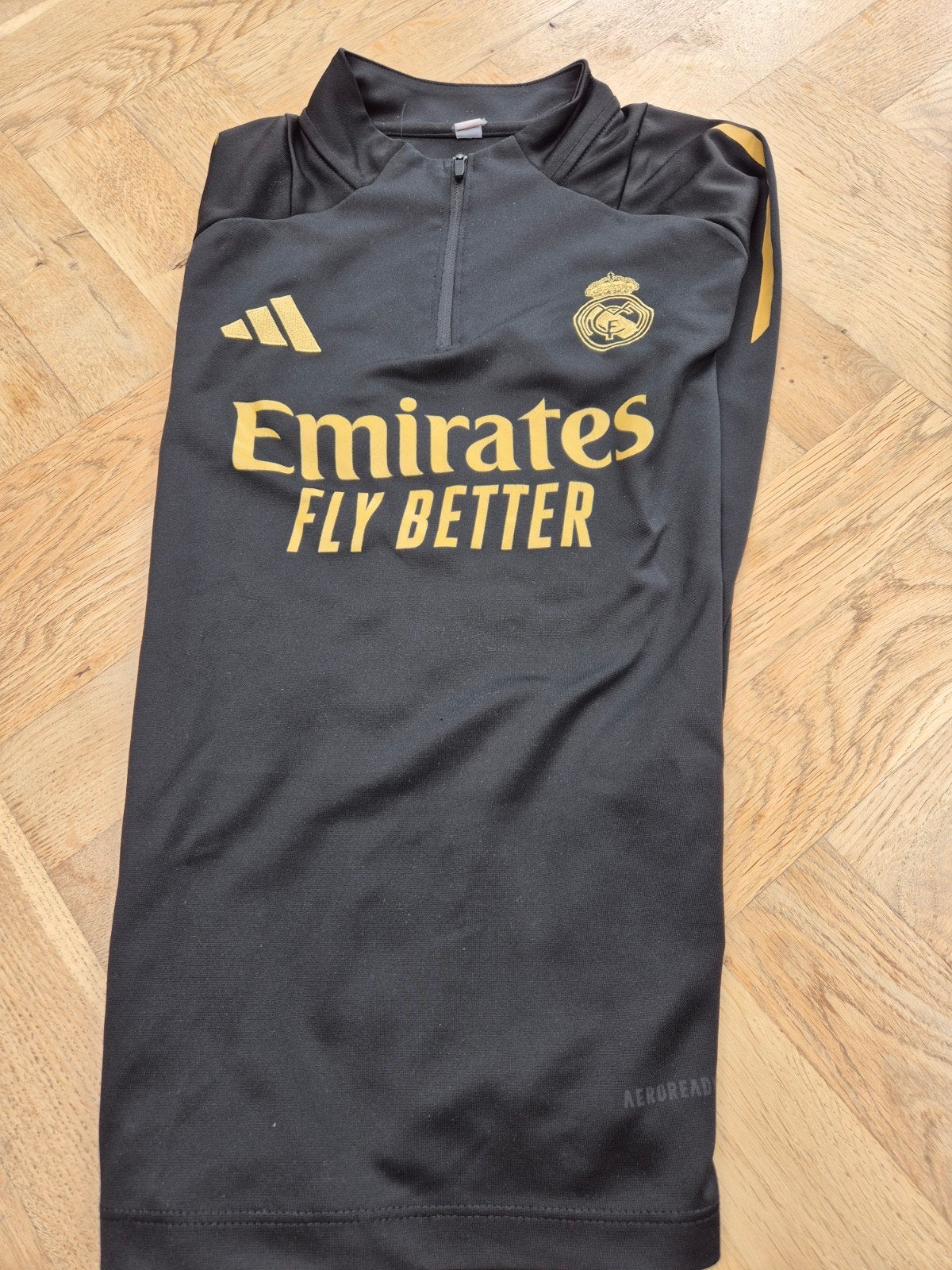 Real Madrid Trainingspak - Zwart/Goud, Zwart, Overige maten, Ophalen of Verzenden, Adidas