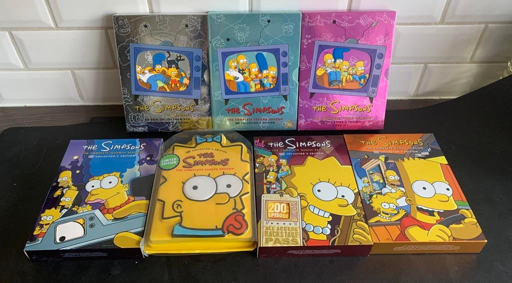 The Simpsons DVD Collectie - 7 Complete Seizoenen, Ophalen of Verzenden, Zo goed als nieuw