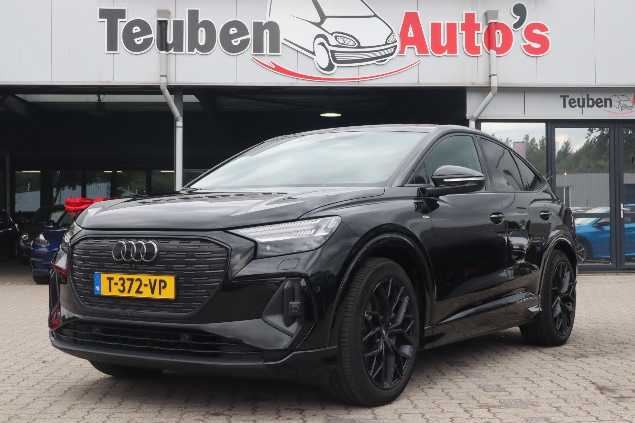 Audi Q4 Sportback e-tron 40 S edition 77 kWh | SOH 97,5% | 2, Auto's, Automaat, Achterwielaandrijving, Gebruikt, Zwart