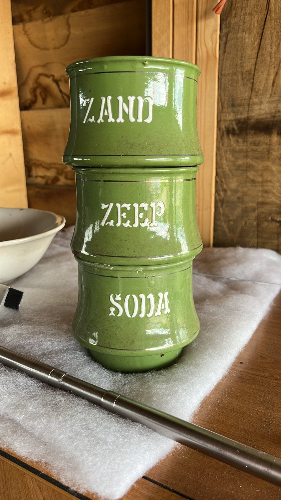 Zand zeep soda bakjes, Antiek en Kunst, Ophalen of Verzenden