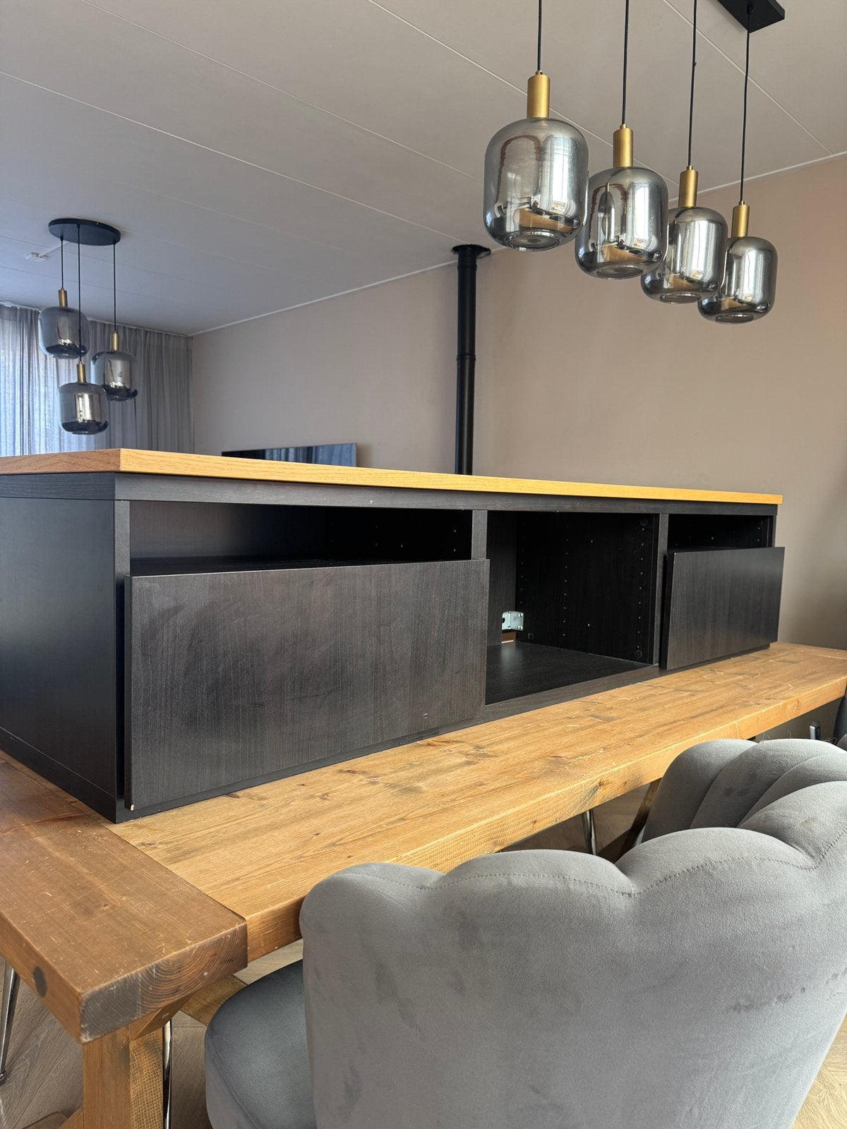 Ikea besta tv meubel, Ophalen, Overige materialen, Gebruikt, 150 tot 200 cm