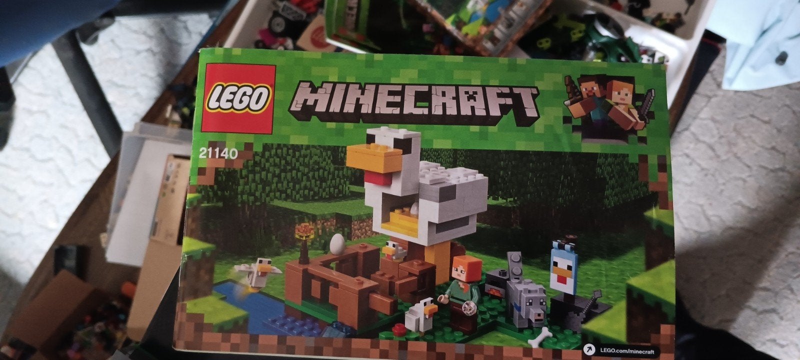 Lego 21140 Minecraft De Kippenstal, Gebruikt, Minecraft, Lego, Ophalen of Verzenden