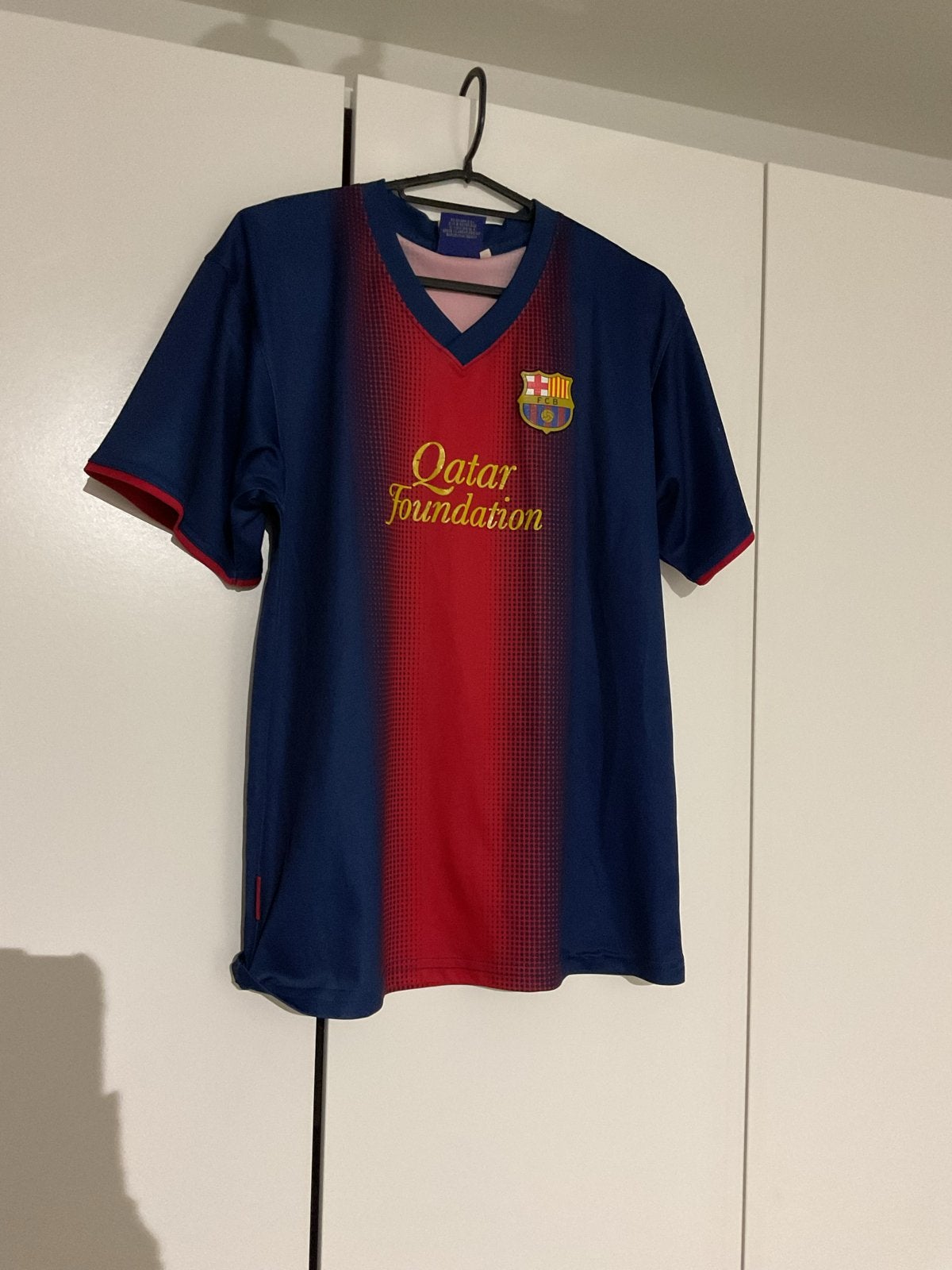 FC Barcelona Messi 10 voetbalshirt - Maat S, Verzenden, Gedragen, Maat 46 (S) of kleiner, Meerkleurig