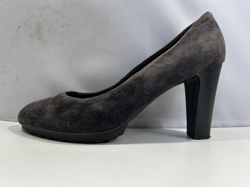 maat 40, Anna van Toor, fraaie grijze hoge hakken ., Kleding | Dames, Schoenen, Anna van Toor, Verzenden, Zo goed als nieuw, Schoenen met hoge hakken
