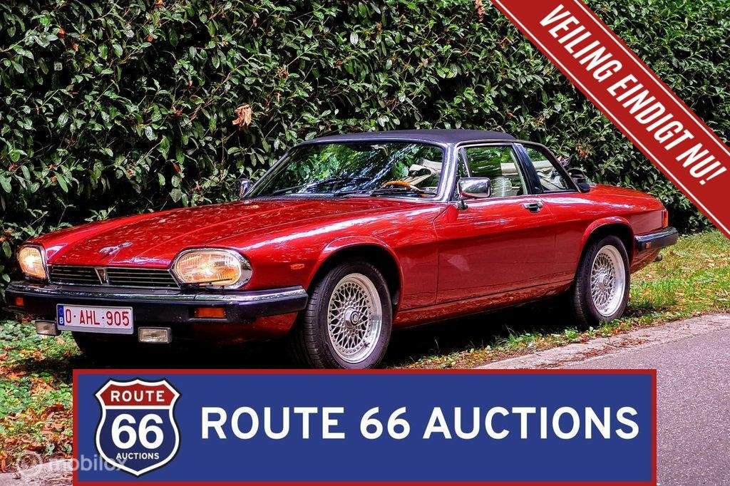 Jaguar XJ-SC V12 | 1986 | Route 66 Auctions, Auto's, Overige carrosserieën, Zwart, Bedrijf, Handgeschakeld