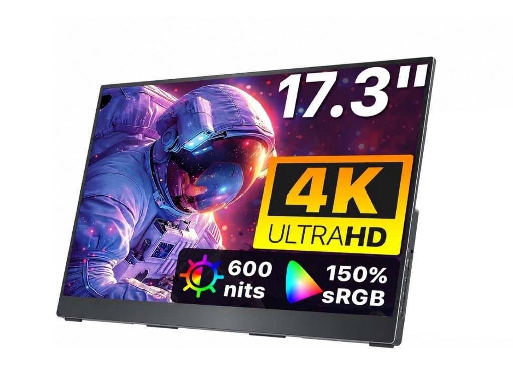 Draagbare Monitor 17,3 Inch (4K / USB-C & HDMI) nieuwstaat, Ingebouwde speakers, 17,3, HDMI, Ophalen of Verzenden