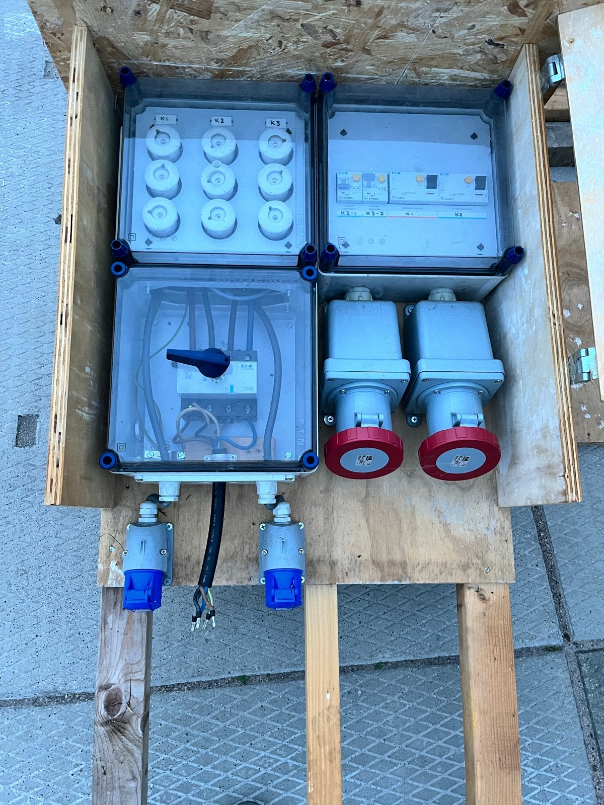 Complete Groepenkast met Aardlekschakelaars en Installatieau, Ophalen of Verzenden, Gebruikt, Eaton, Groepenkast