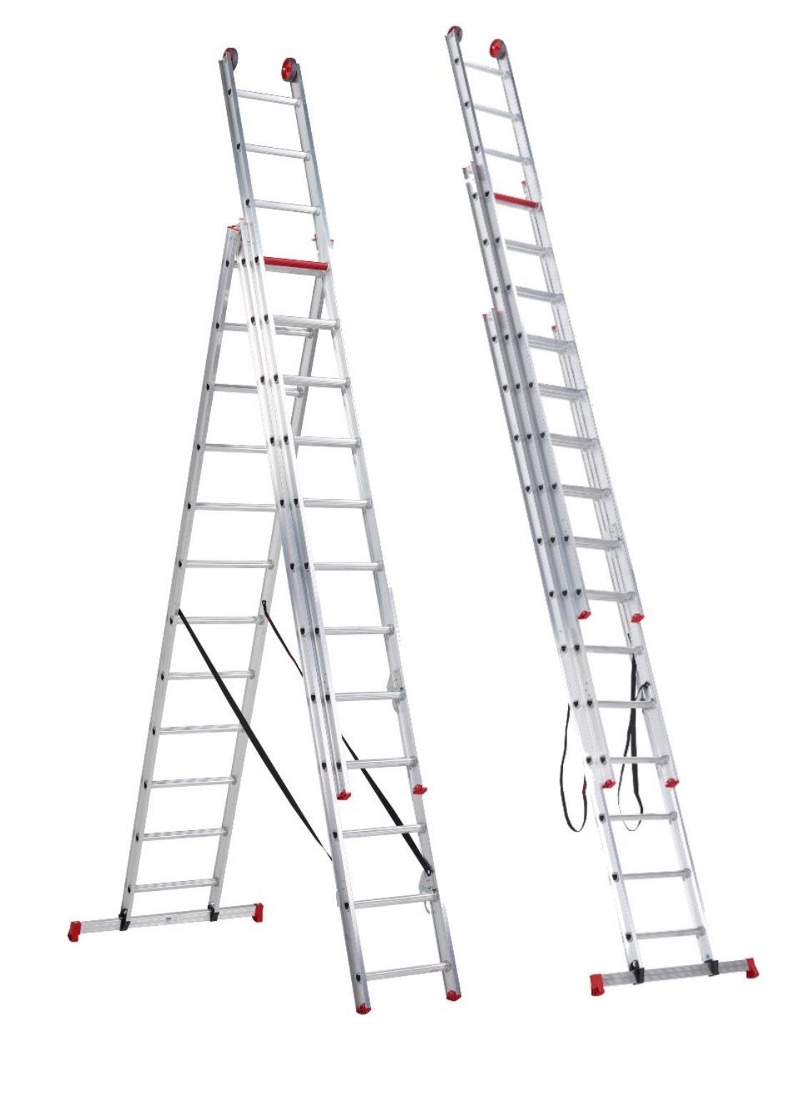 Altrex 3x12 reformladder, Ophalen, Zo goed als nieuw, Ladder, Opvouwbaar of Inschuifbaar