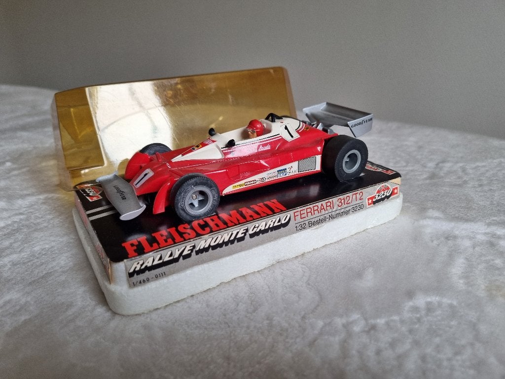 Fleischmann 3230 Ferrari 312 T2 Niki Lauda rood, NIEUW / OVP, Verzenden, Nieuw, Elektrisch, Fleischmann