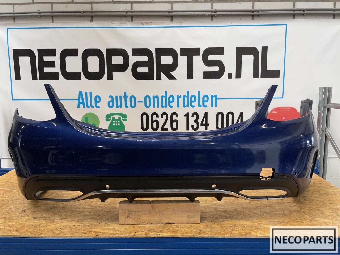 BUMPER C KLASSE W205 AMG ACHTERBUMPER LIMOUSINE SEDAN, Gebruikt, -, Ophalen of Verzenden, Bumper