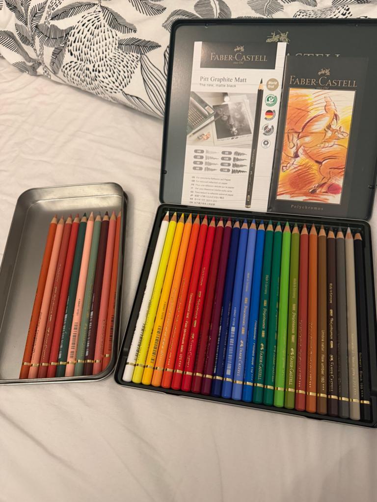Nieuw 34 Faber Castell Polychromos kleurpotloden, Ophalen of Verzenden, Nieuw, Potlood of Stift
