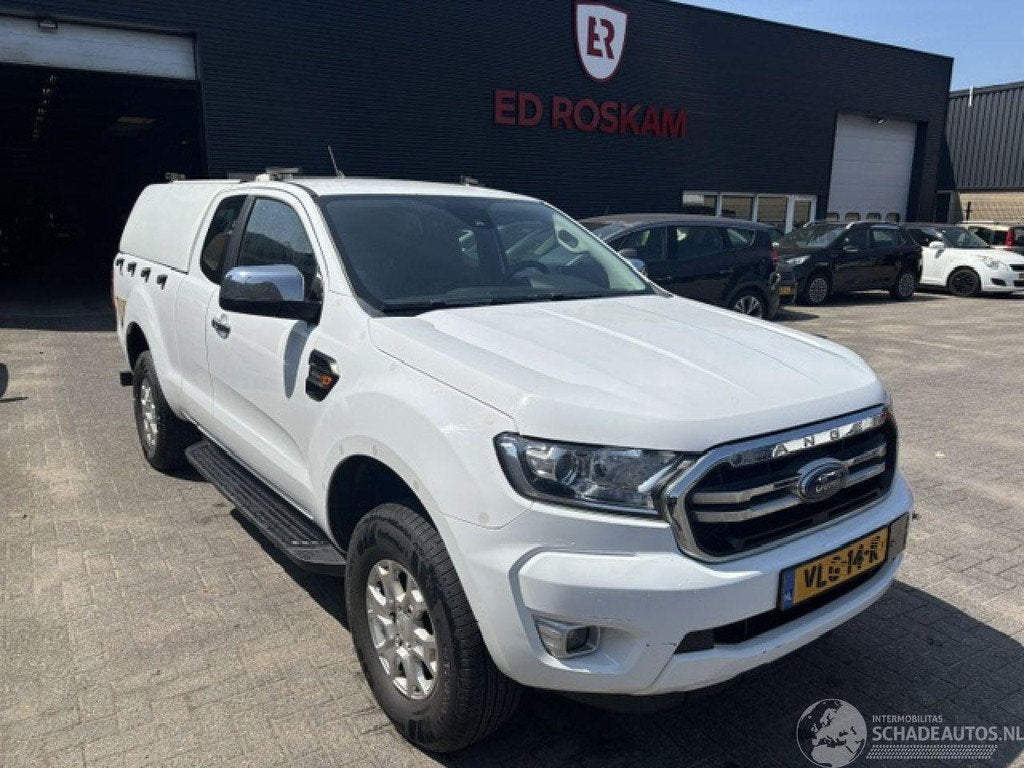 Ford Ranger 2.0D XLT Super Cab 4WD (bj 2021), Auto diversen, Schadeauto's, Ford, Handgeschakeld, Diesel, Overige carrosserieën