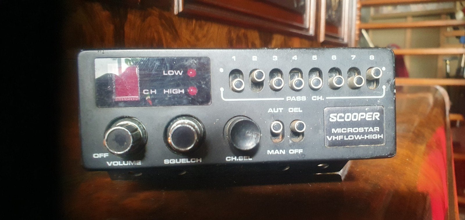 Scooper Microstar VHF Low-High Transceiver, Ophalen of Verzenden, Gebruikt