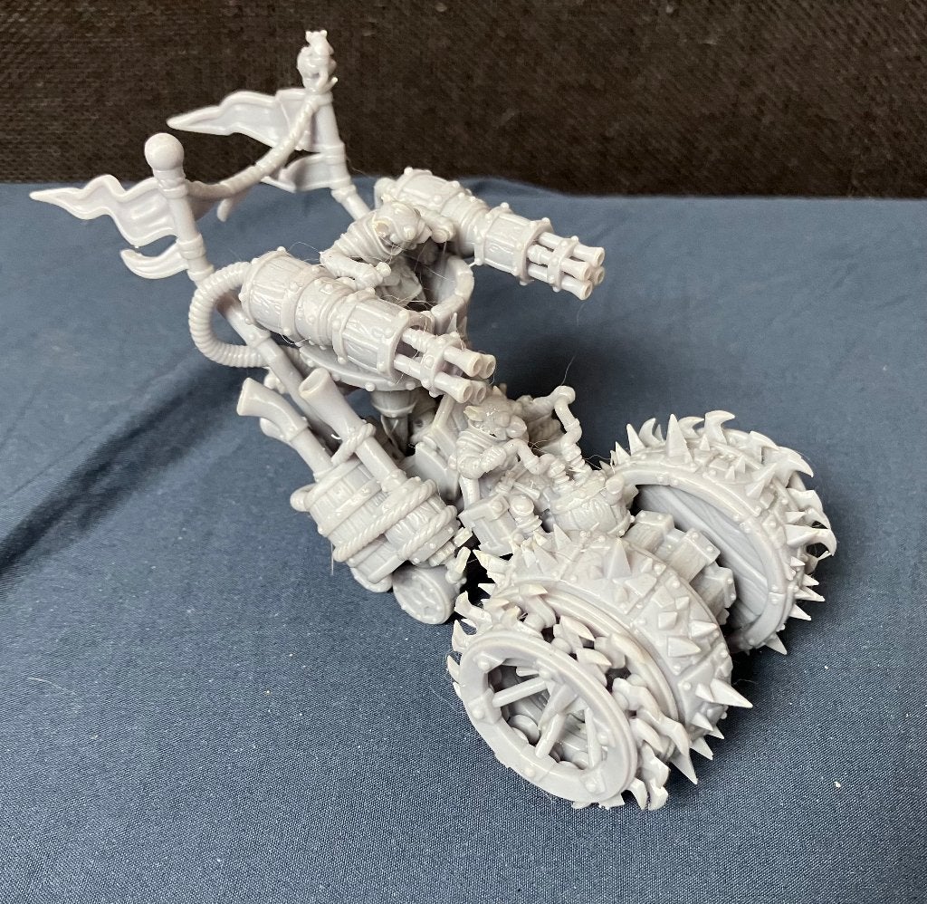 3D geprinte Rat warriors (one-page-rules), Ophalen of Verzenden, Zo goed als nieuw, Overige soorten, Figuurtje(s)