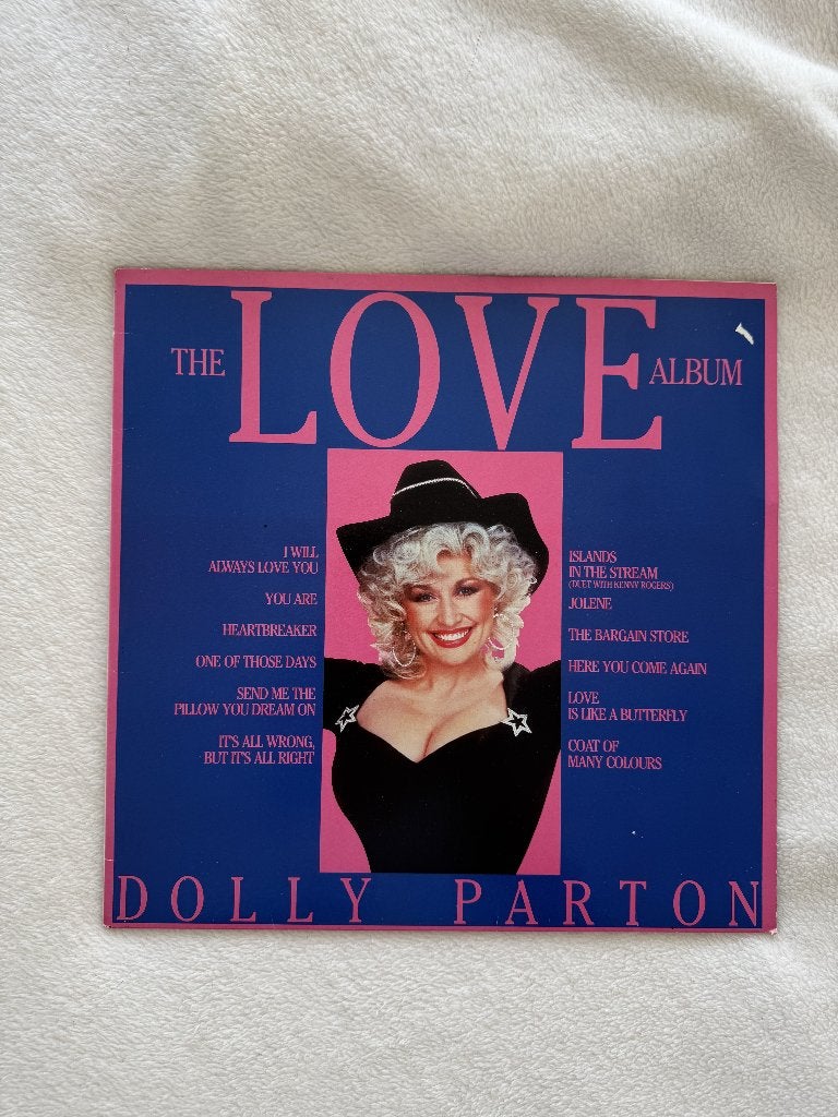 Dolly Parton - The Love Album LP 1984 (Country, Folk), Ophalen, LP, Zo goed als nieuw, Country