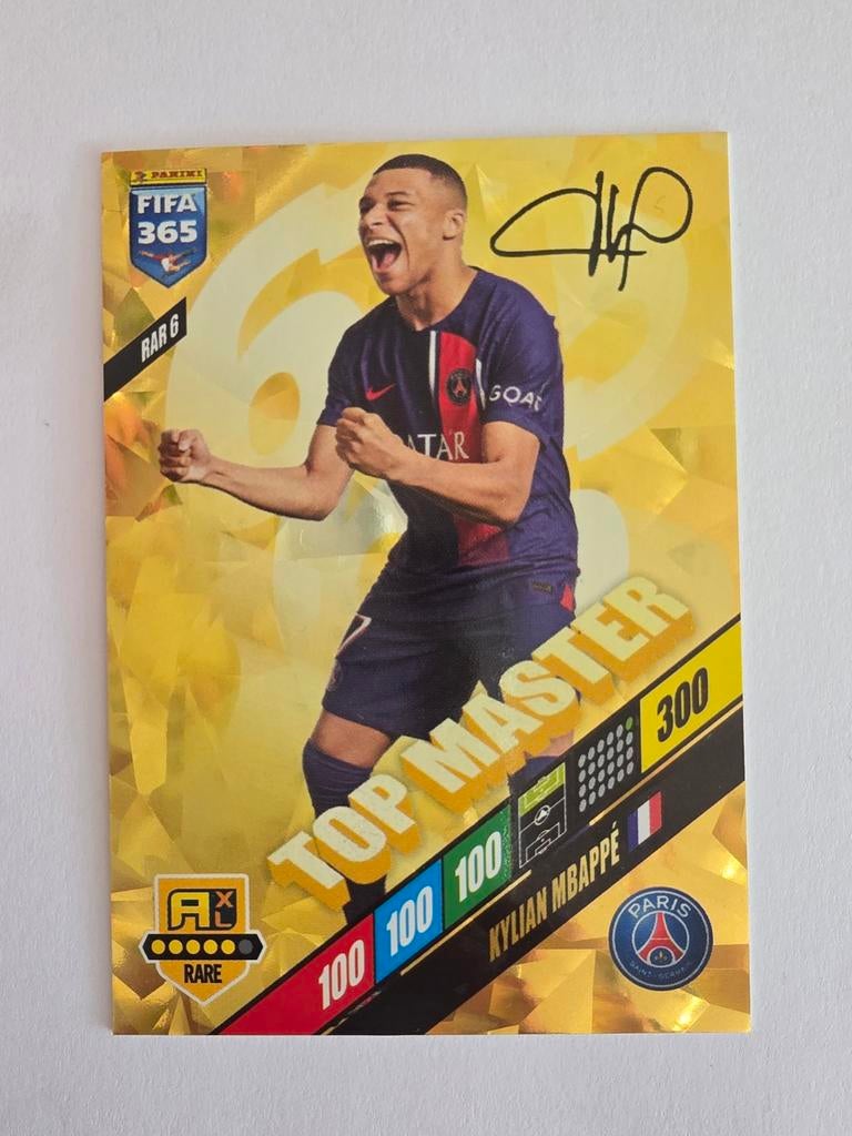 Kylian Mbappé Panini FIFA 365 Top Master, Hobby en Vrije tijd, Stickers en Plaatjes, Ophalen of Verzenden, Zo goed als nieuw, Plaatje