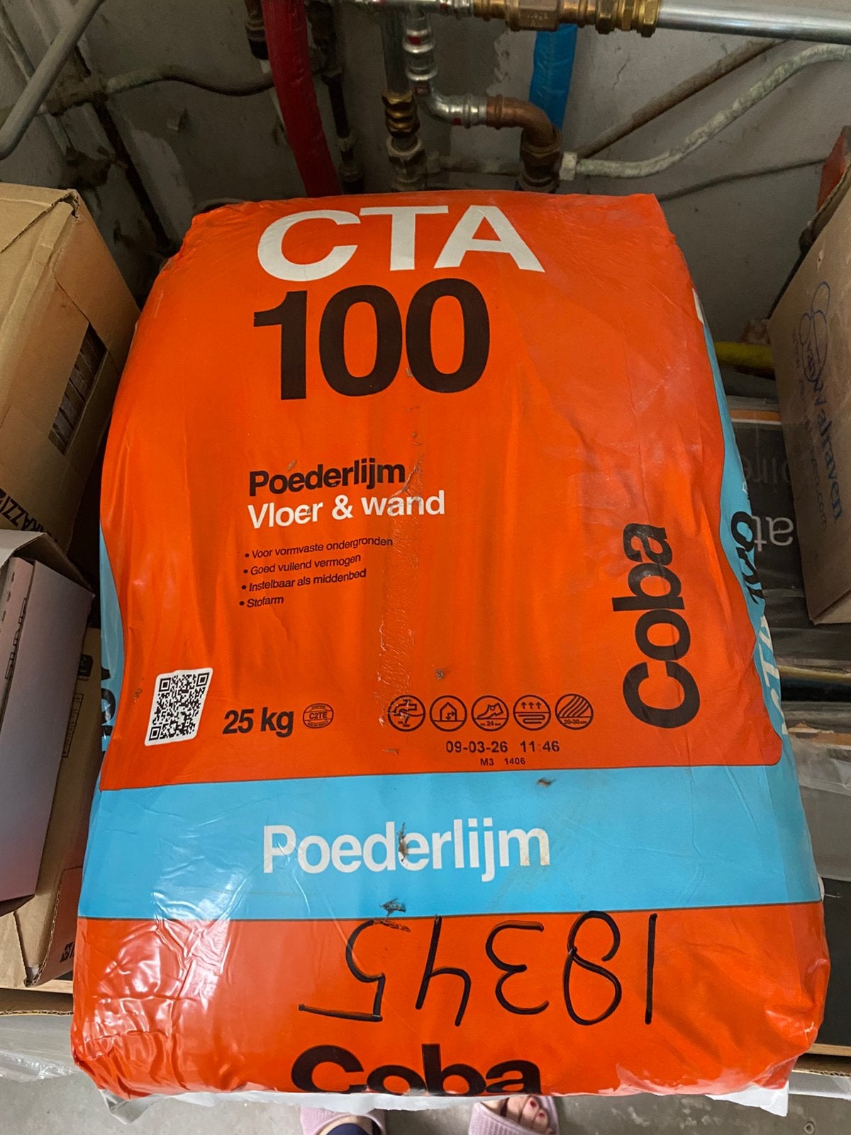 Tegellijm Coba CTA100, Ophalen, Overige materialen, Overige typen, Minder dan 20 cm