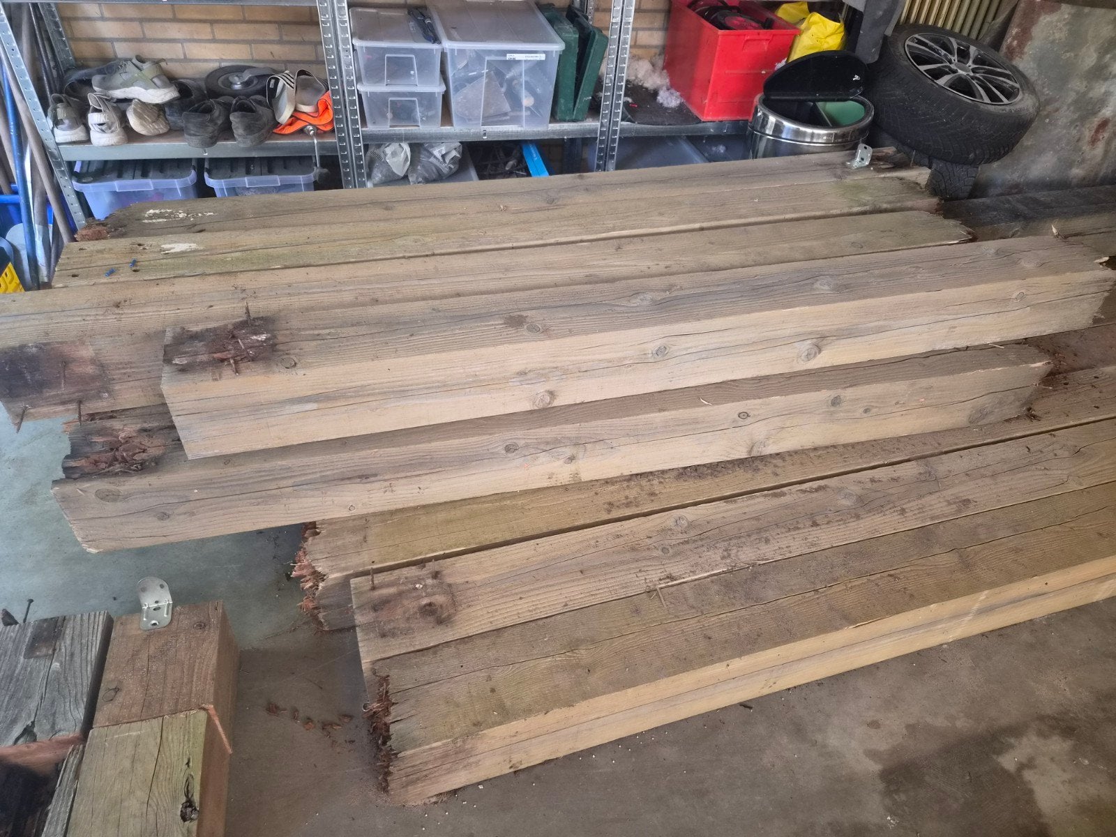 Douglas houten balken, Ophalen of Verzenden, 250 cm of meer, Balken