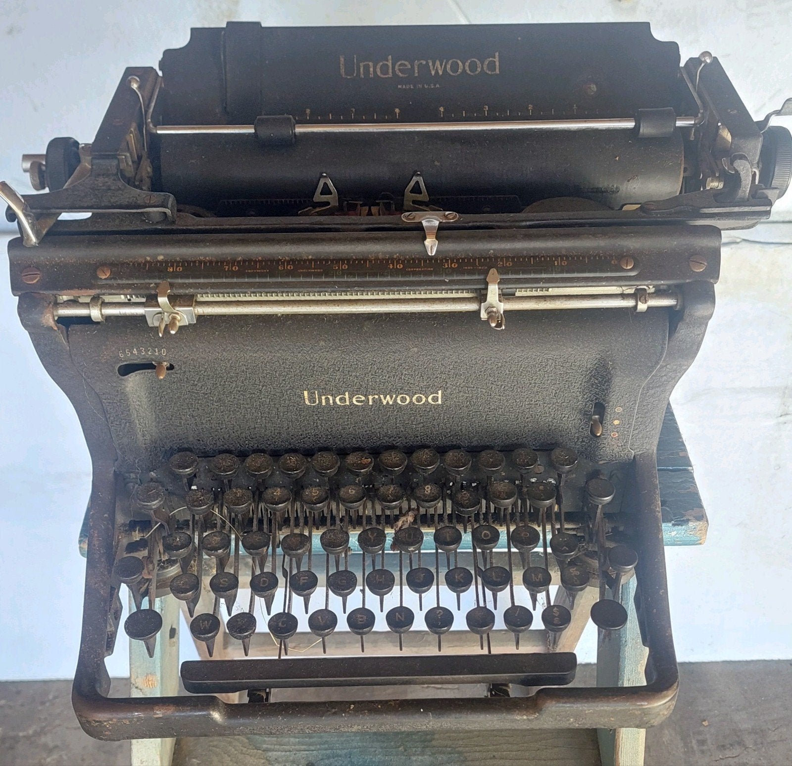 Antieke typemachine underwood made in u.s.a jaren 30/40, Diversen, Typemachines, Ophalen