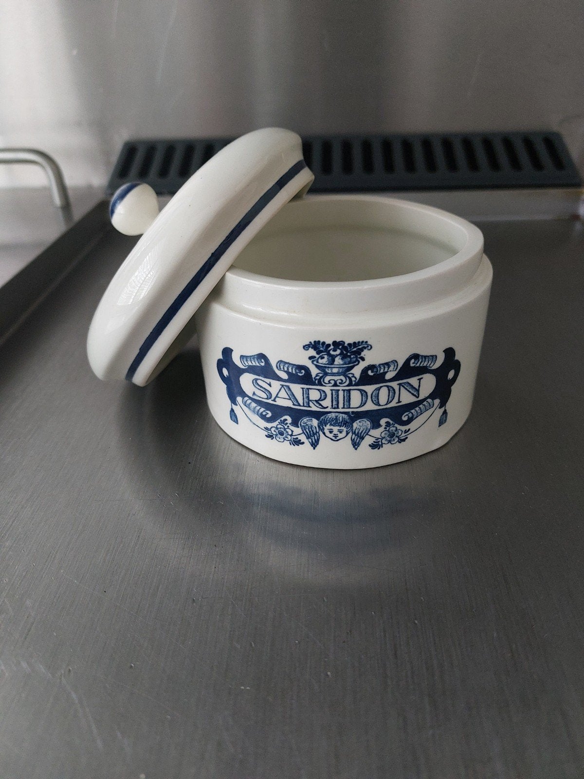 Oud Saridon apothekerspotje - Plateelbakkerij Schoonhoven, Ophalen of Verzenden
