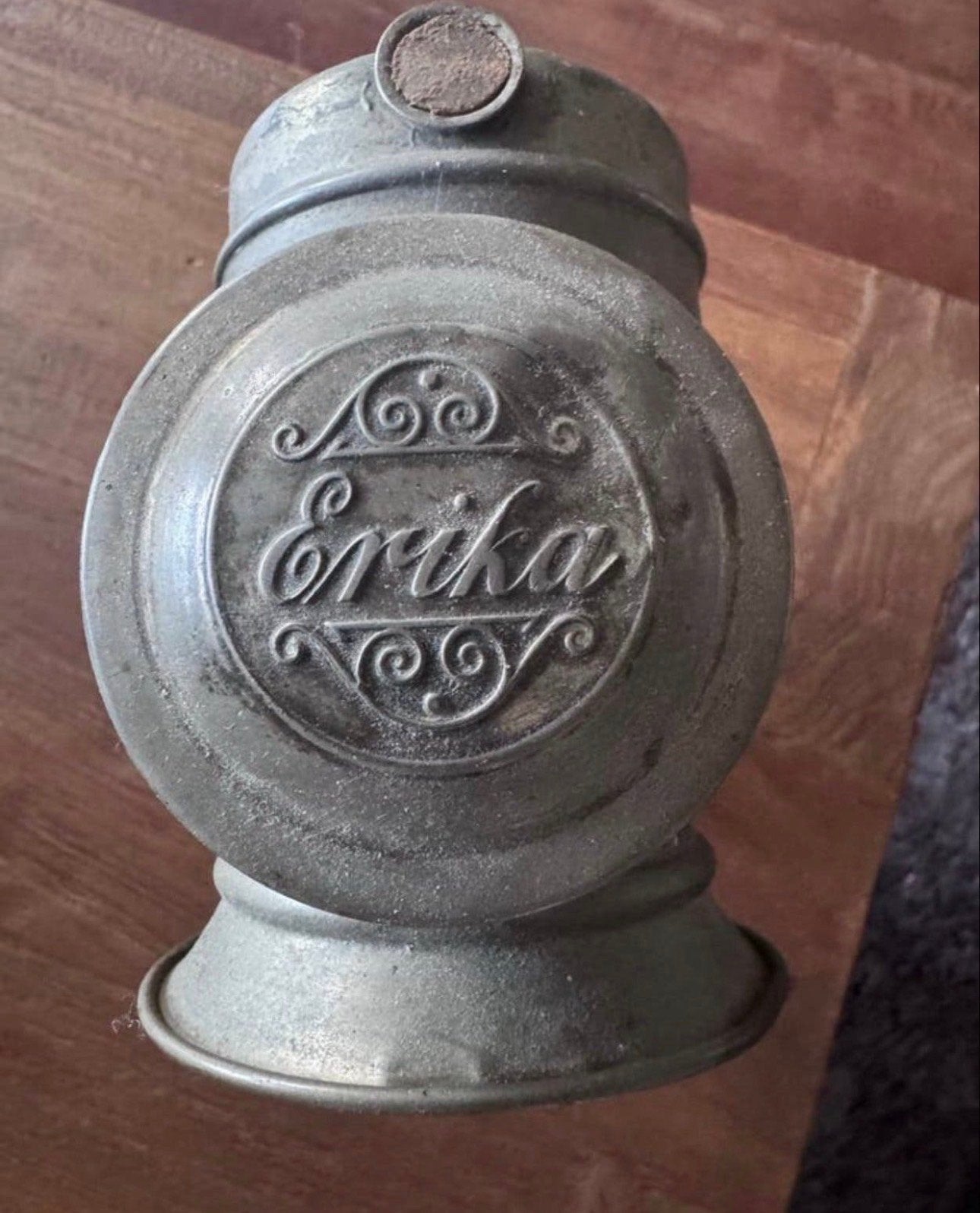 Authentieke Erika carbidlamp - decoratief en uniek, Ophalen of Verzenden