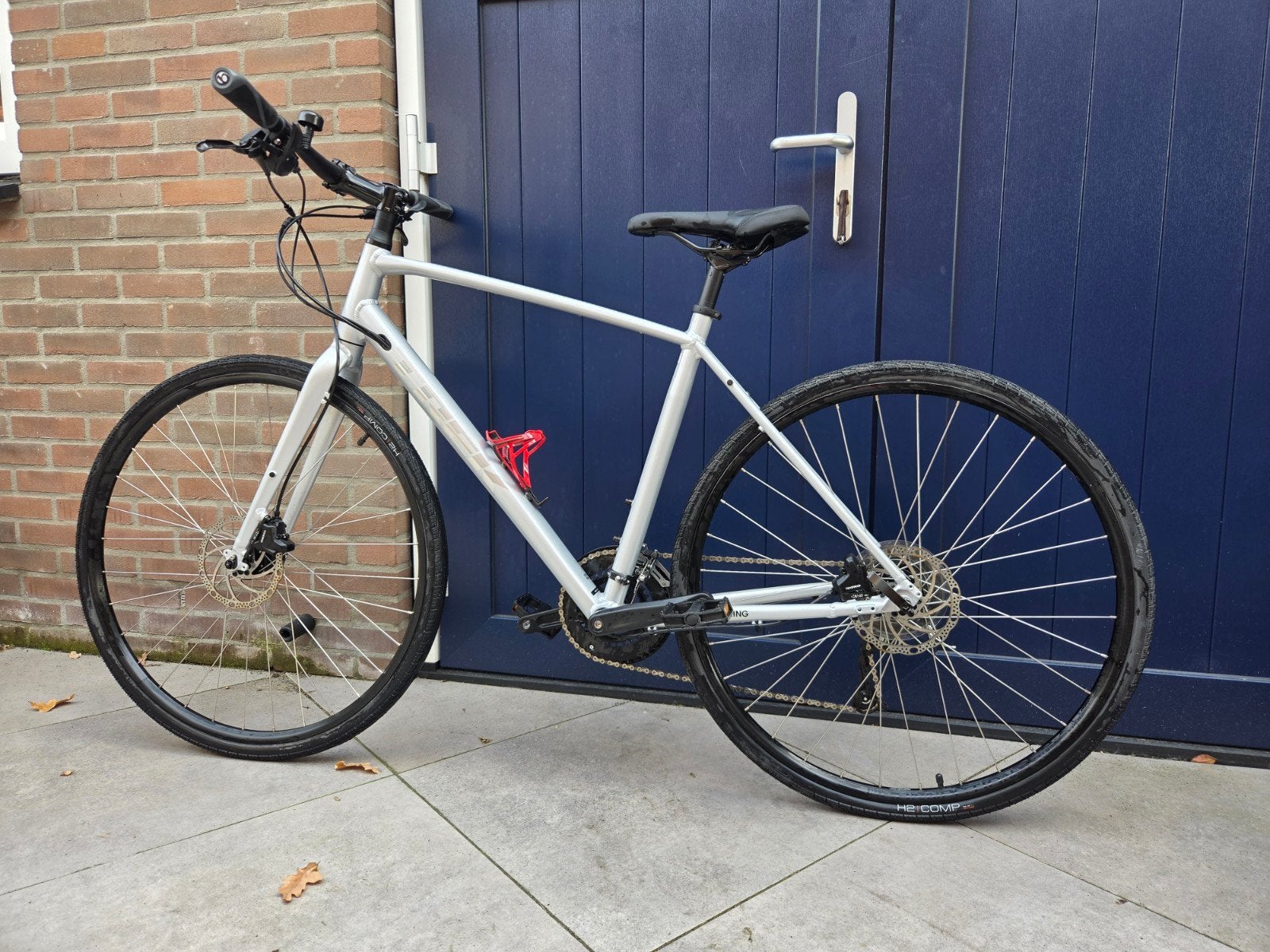 Trek FX 2 Hybride Fiets - Maat L - Zo goed als nieuw, Versnellingen, Zo goed als nieuw, 57 tot 61 cm, Schijfrem