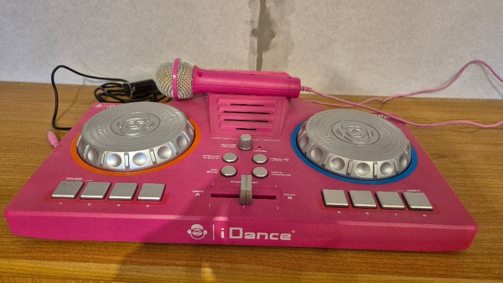 iDance DJ-set voor kinderen met microfoon, Muziek en Instrumenten, Dj-sets en Draaitafels, Ophalen of Verzenden, Gebruikt, Dj-set