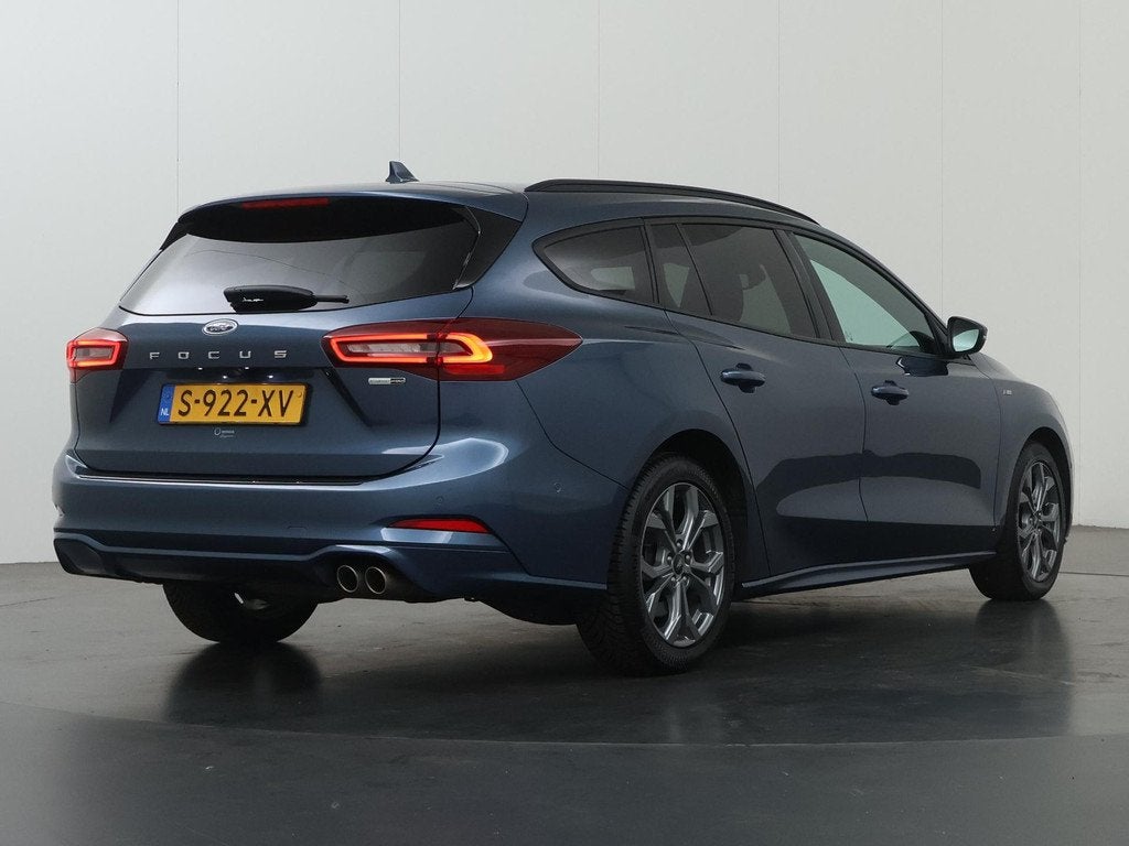 Ford Focus Wagon 1.0 EcoBoost Hybrid ST Line | Winterpakket, Auto's, Ford, Gebruikt, Blauw, Origineel Nederlands, Handgeschakeld