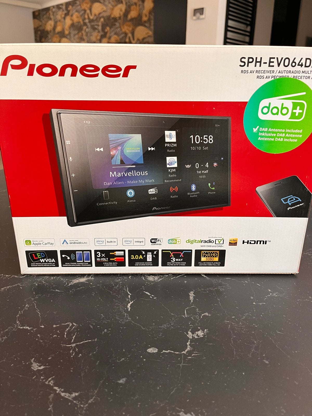 Pioneer SPH-EVO64DAB CarPlay Android Auto DAB+, Ophalen, Zo goed als nieuw