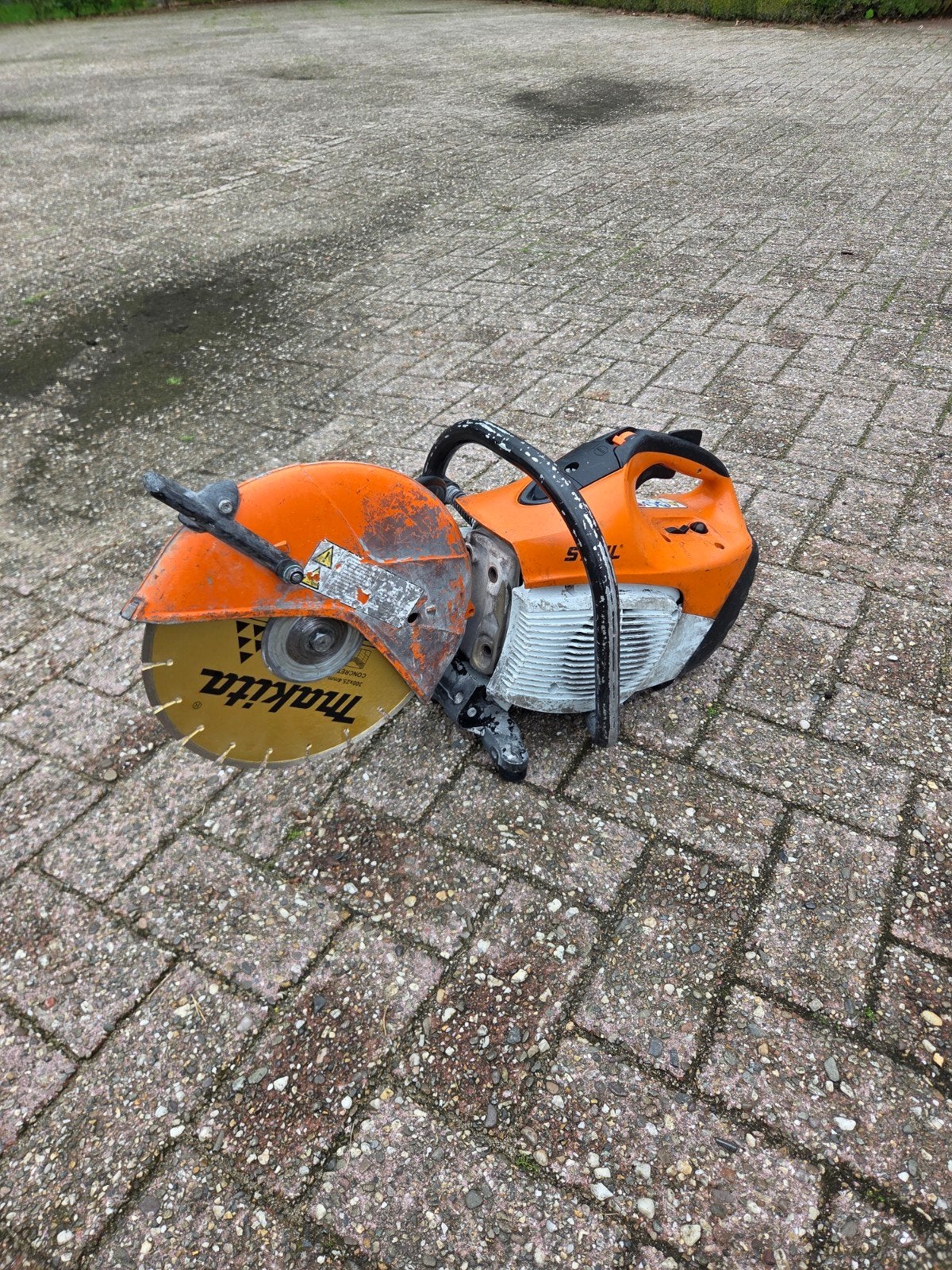 Stihl ts 410 bandenzaag doorslijper, Ophalen of Verzenden, Gebruikt