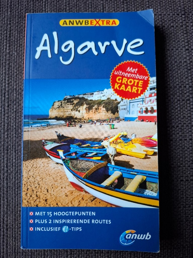 ANWB Extra Reisgids Algarve met Grote Kaart, Gelezen, ANWB, Europa, Ophalen of Verzenden