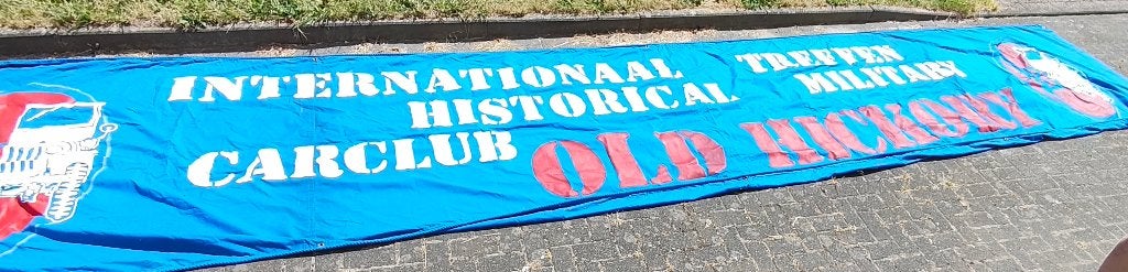 Grote vlag old Hickory 8x1m, Ophalen, Gebruikt