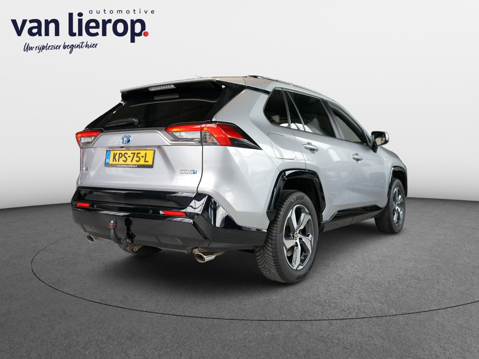 Toyota RAV4 2.5 Plug-in Hybrid AWD Dynamic|TREKH|CARPLAY|CAM, Auto's, Automaat, Stof, Gebruikt, 2487 cc