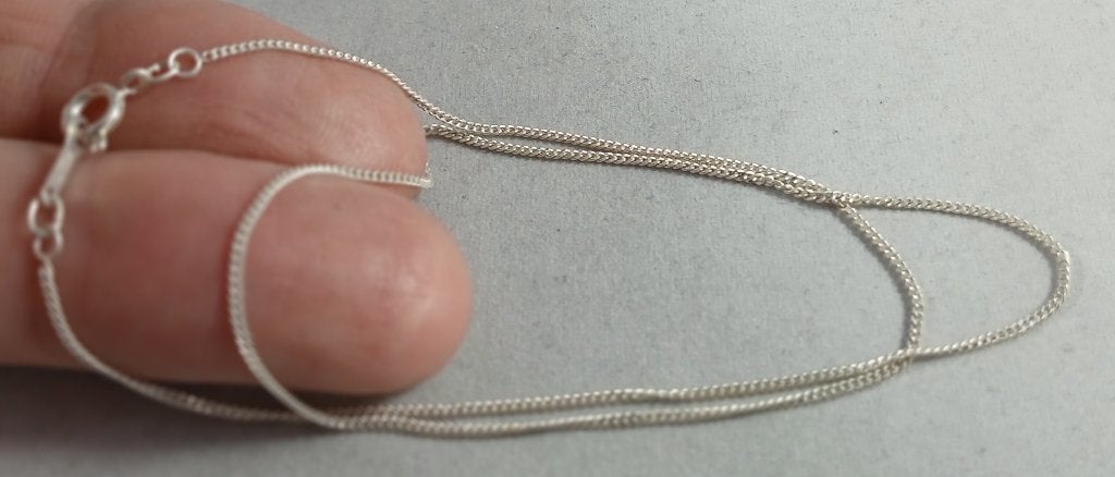 Zilveren ketting Gourmet 43 cm 1,2 mm 835 zilver, Nieuw, https://www.zilverjuwelier.nl/product-categorie/sieraden/kettingen/zoek-op-lengte/