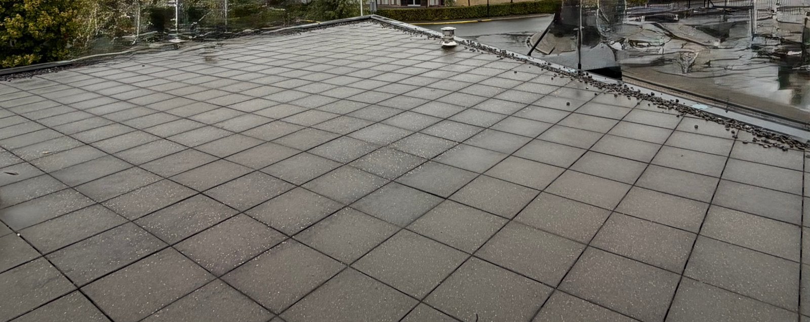 Dreen daktegels 50x50x6 cm – 338 stuks (84,5m2)+ reststukken, Ophalen, Gebruikt, 10 m² of meer, Beton