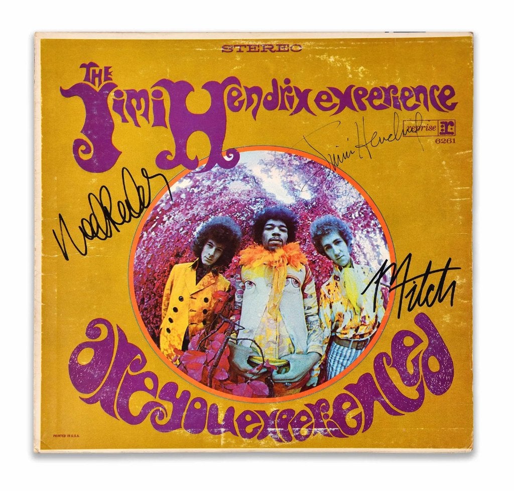 JIMI HENDRIX Fully Signed Are You Experienced LP 1966-1970, Verzamelen, Muziek, Artiesten en Beroemdheden, Ophalen of Verzenden