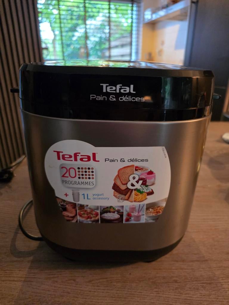 Tefal Broodbakmachine Pain & Délices - Zo goed als nieuw, Witgoed en Apparatuur, Broodbakmachines, 800 tot 1200 gram deeg, Zo goed als nieuw