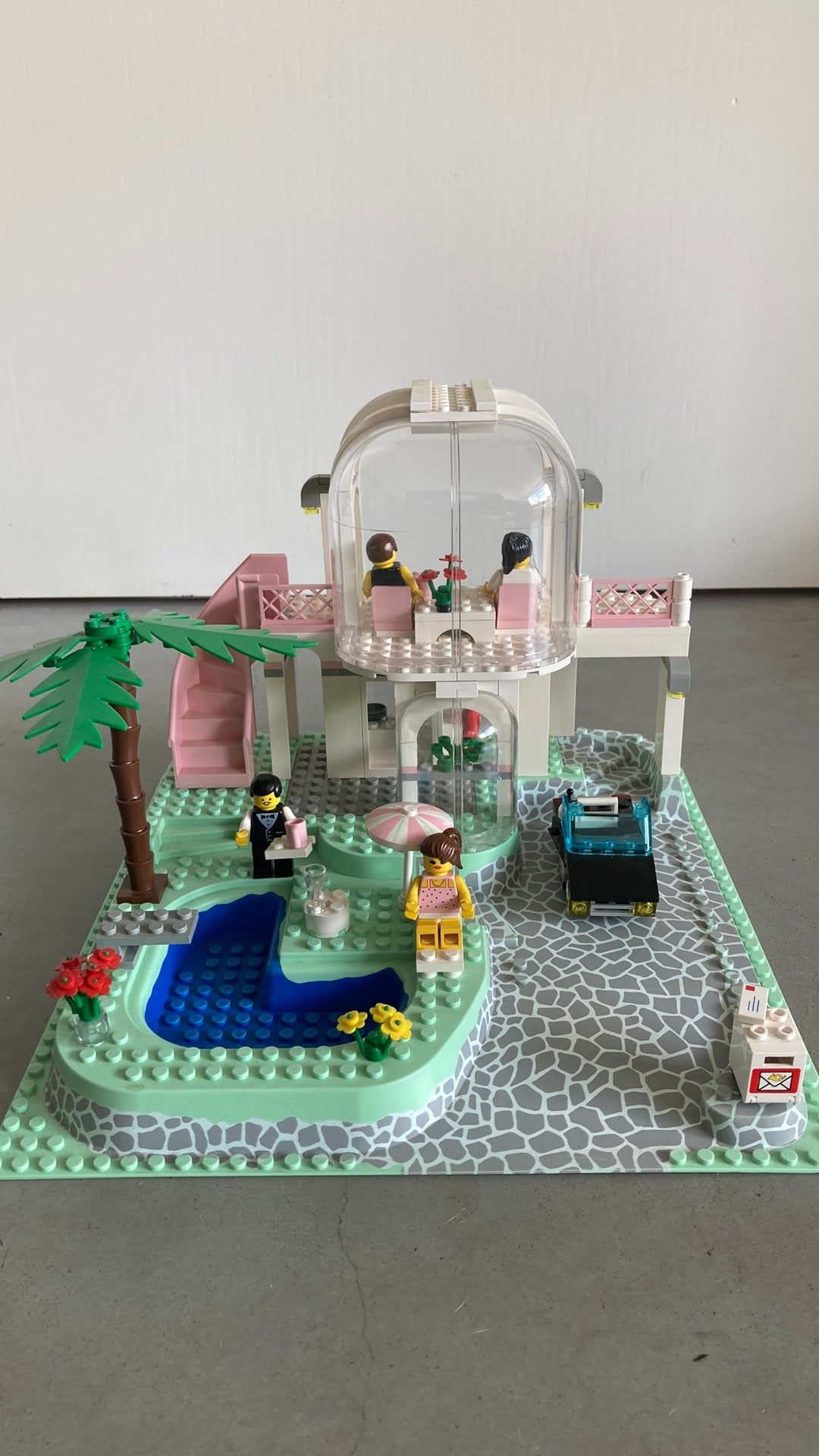 Vintage Lego Paradisa: Zwembadvilla (6416), Overige thema's, Lego, Ophalen of Verzenden, Zo goed als nieuw