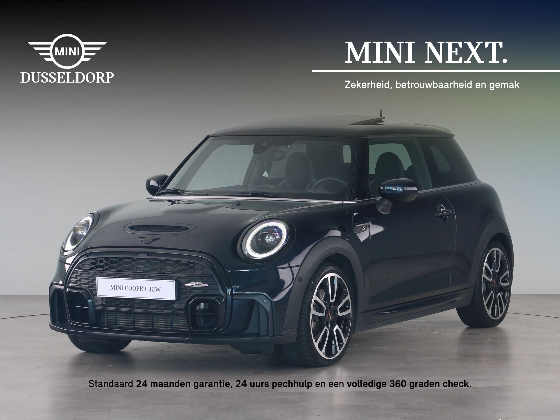 MINI 3-deurs Cooper S JCW-Trim Aut. (bj 2023, automaat), Gebruikt, Met garantie (alle), Bedrijf, Verwarmde buitenspiegels