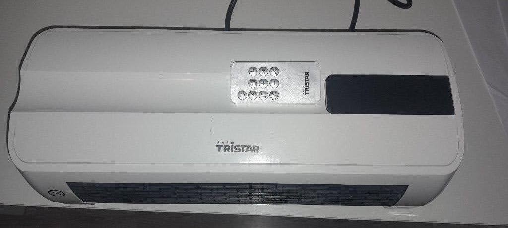 Tristar Keramische Wandkachel 2000W met Afstandsbediening, Ophalen, Gebruikt, Minder dan 30 cm, Kachel