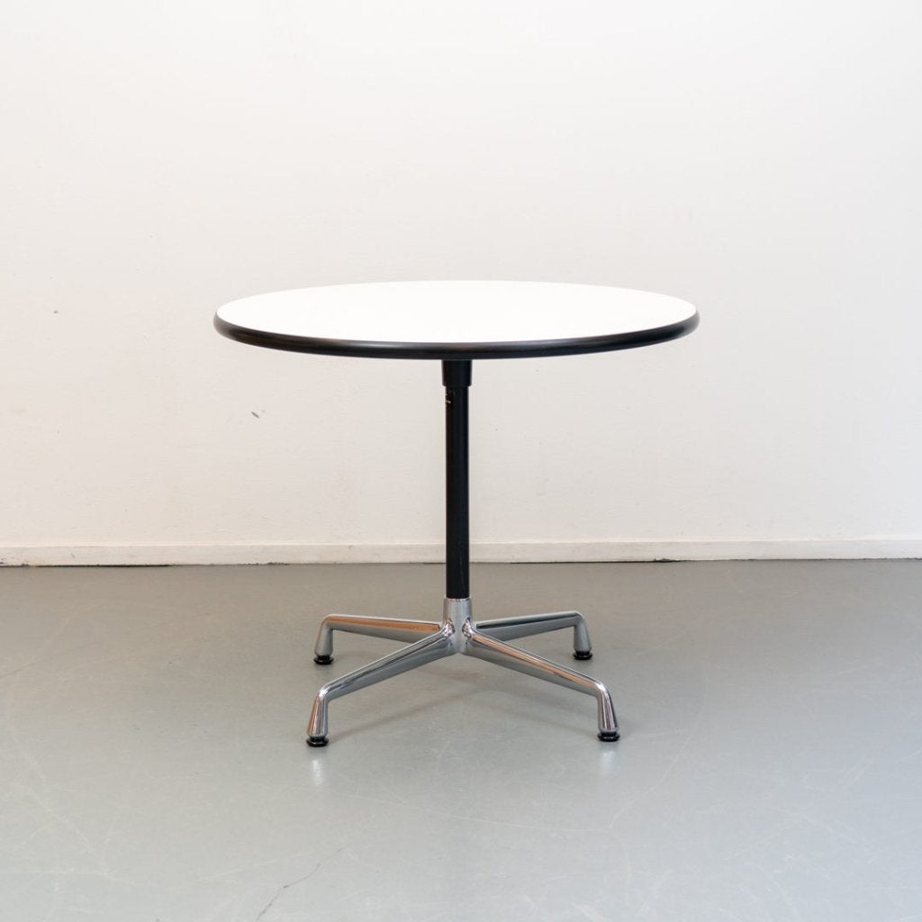 Vitra Contract Tabel Tafel Kunststof Ø80 cm - Chroom
