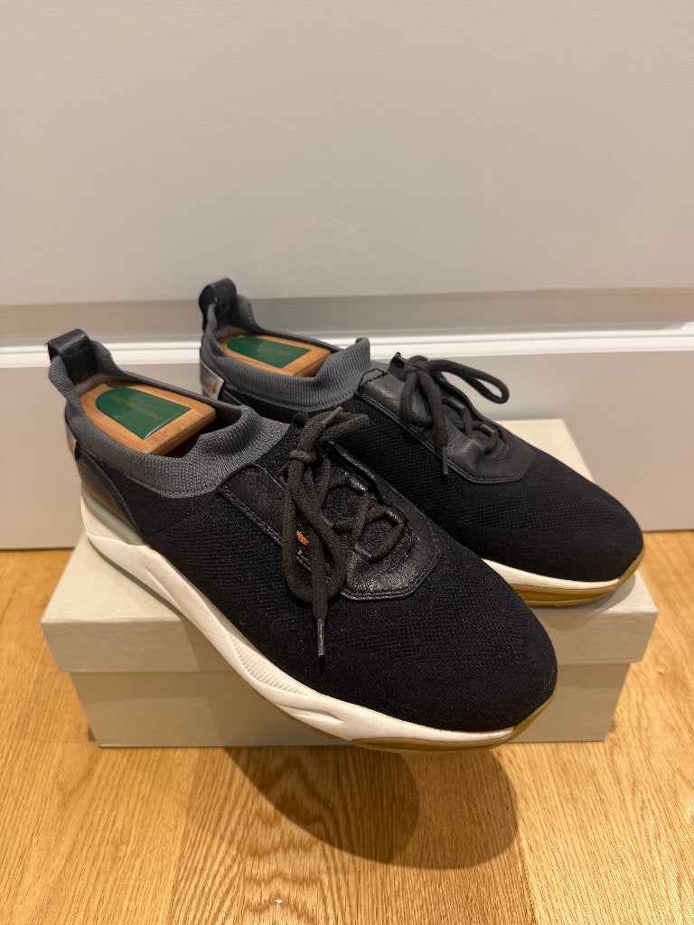 Santoni Sneakers | UK 7 | (320), Kleding | Heren, Schoenen, Verzenden, Zwart, Santoni, Sneakers of Gympen