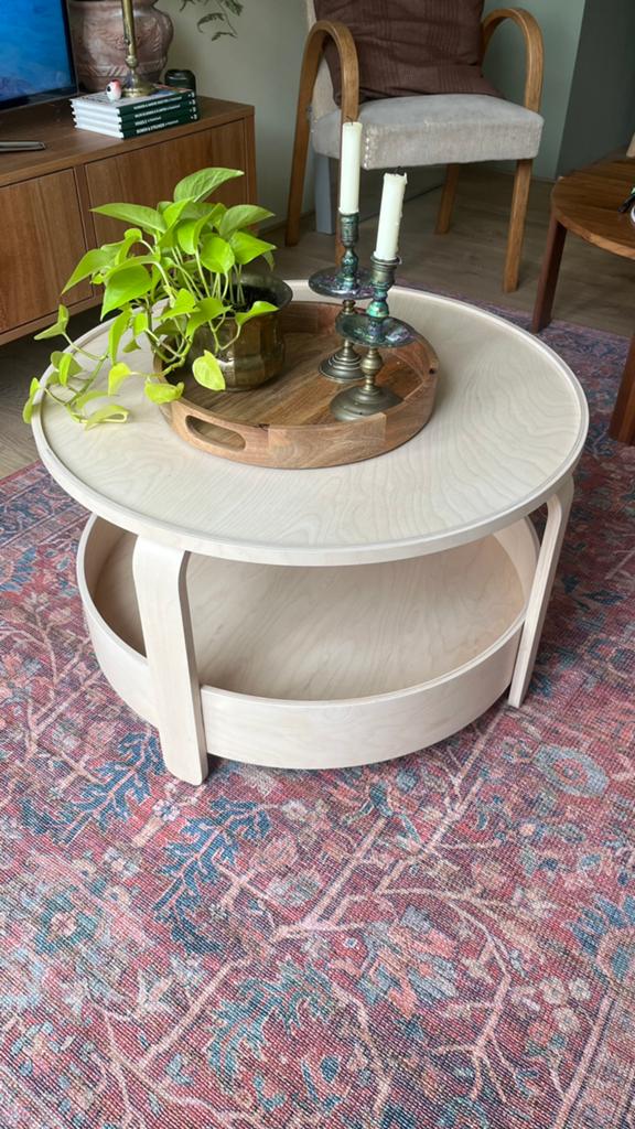 Salontafel ikea rond, Huis en Inrichting, Tafels | Salontafels, Ophalen, 50 tot 100 cm, Rond, 50 tot 100 cm