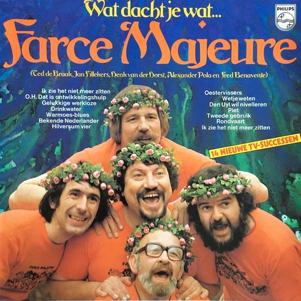 Farce Majeure – Wat Dacht Je Wat ...., Cd's en Dvd's, Vinyl | Nederlandstalig, Gebruikt, Beschermende buitenhoes, Inclusief binnenhoes