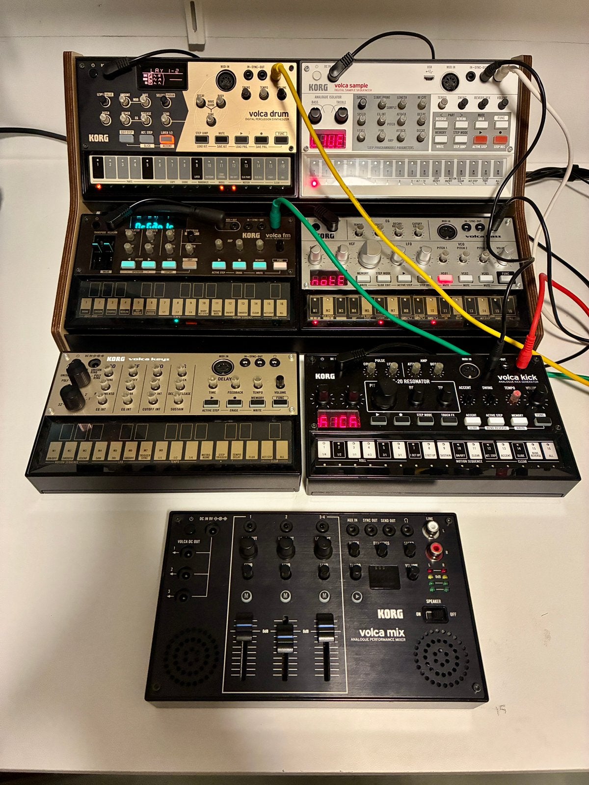 Korg Volca Setup: Drum | Bass | Keys | Kick | FM2 | Sample2, Muziek en Instrumenten, Korg, Zo goed als nieuw, Met midi-aansluiting