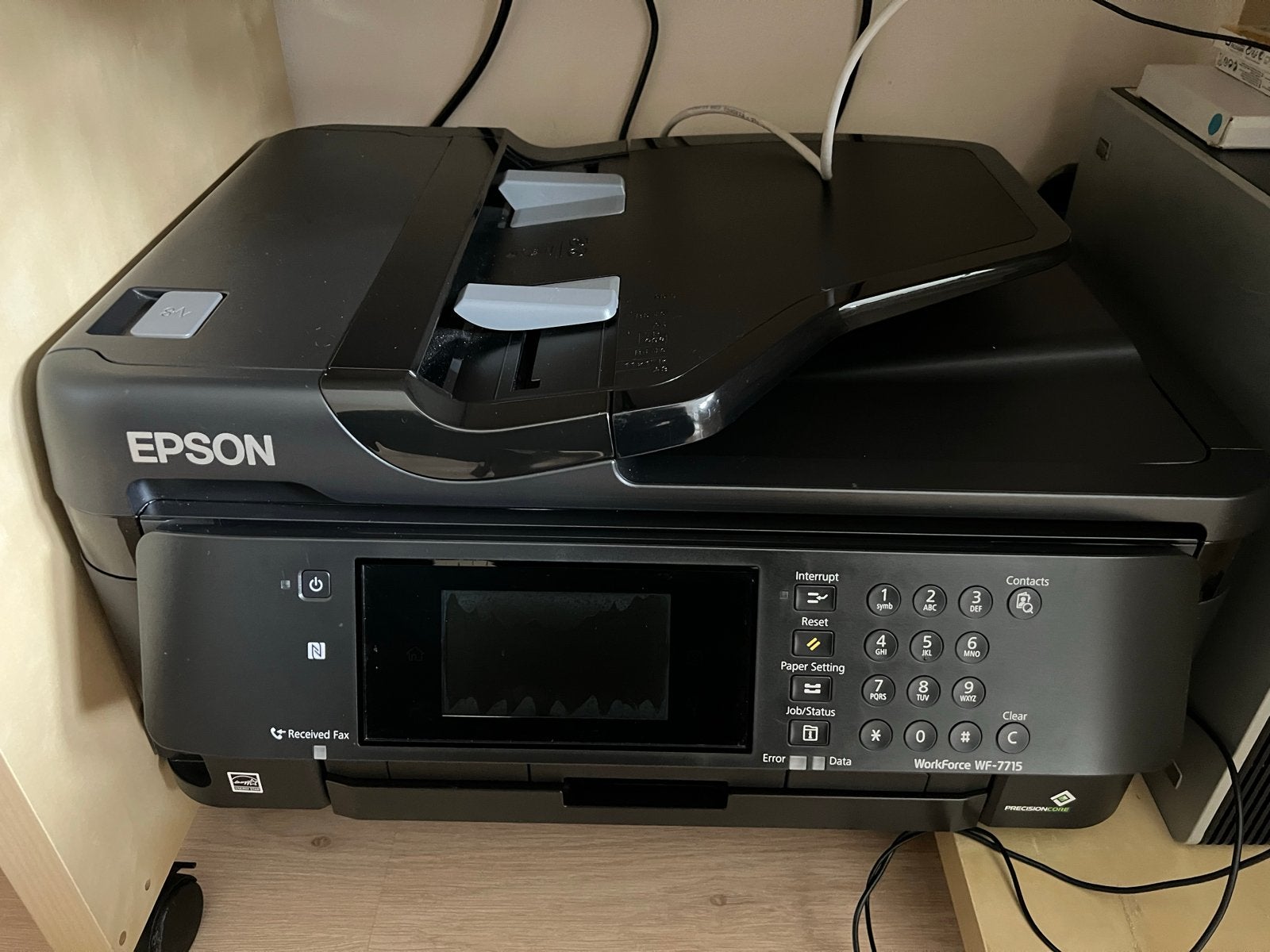 Epson WorkForce WF-7715 All-in-One Inkjetprinter, Computers en Software, Gebruikt, Faxen, Inkjetprinter, All-in-one