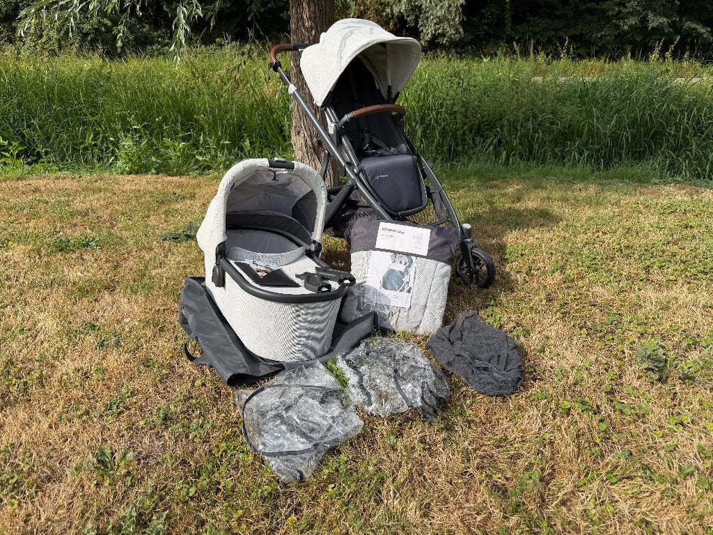 UPPAbaby VISTA V2 2-in-1 incl. adapters en voetenzak, Ophalen of Verzenden, Zo goed als nieuw, Overige merken